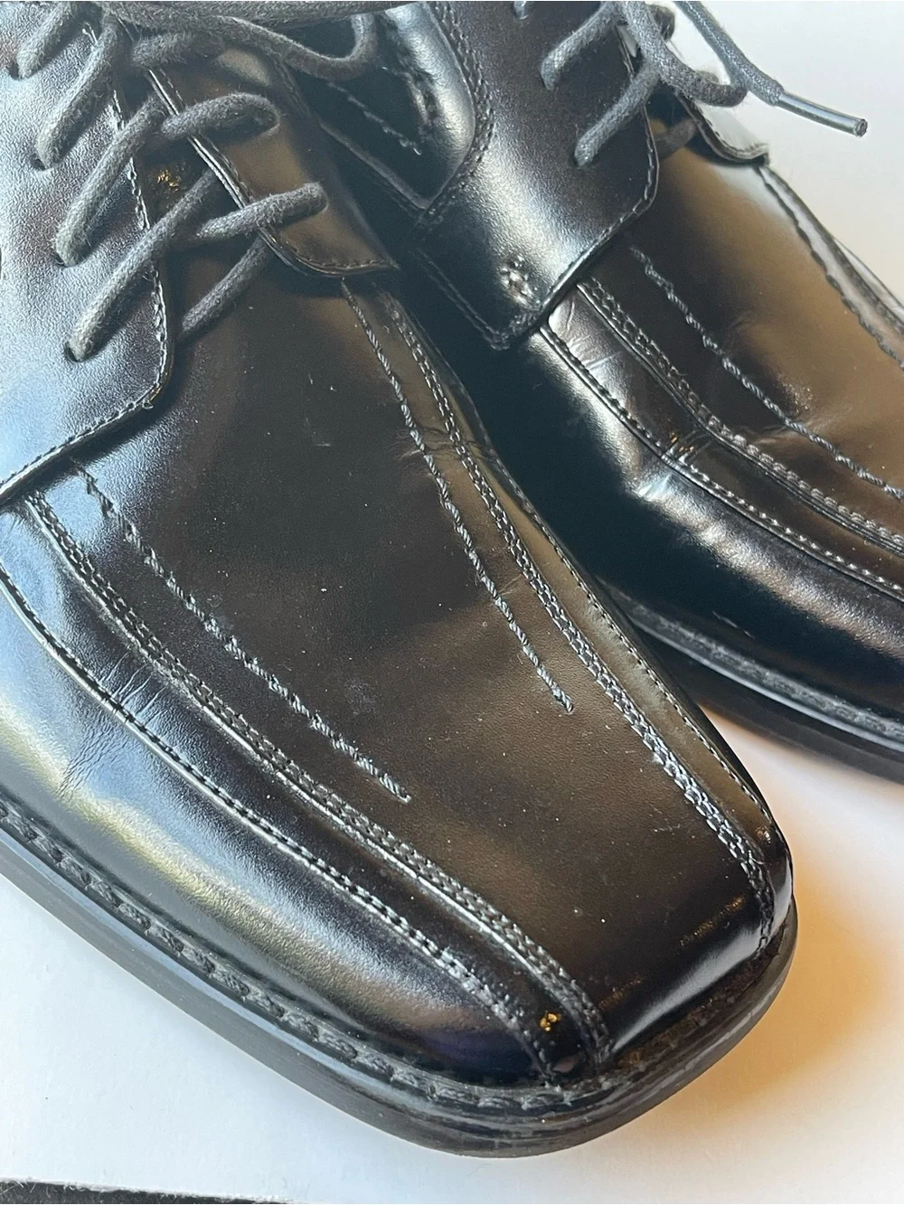 Stacy Adams Corrado Black Leather Men's Dress Shoes- 7M